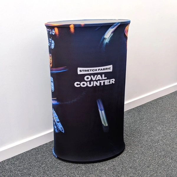 Stretch Fabric - Oval Counter - Front